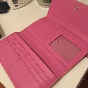Coach pink wallet